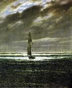 Caspar David Friedrich Seascape by Moonlight, also known as Seapiece by Moonlight oil painting reproduction